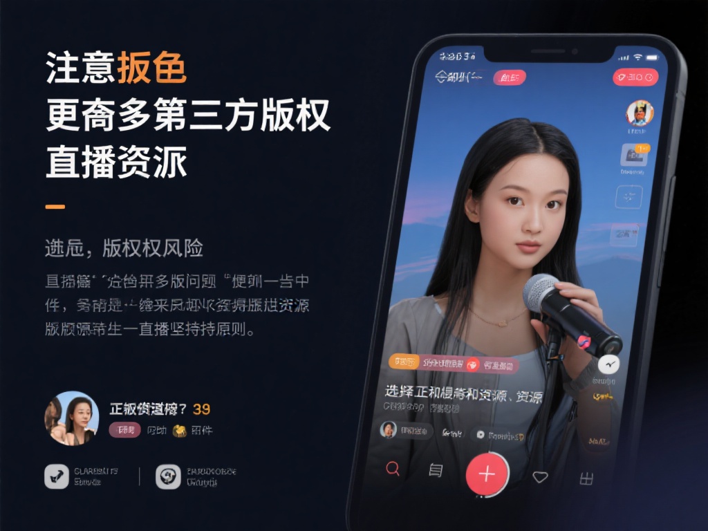 注意规避版权风险
尽管许多第三方的直播